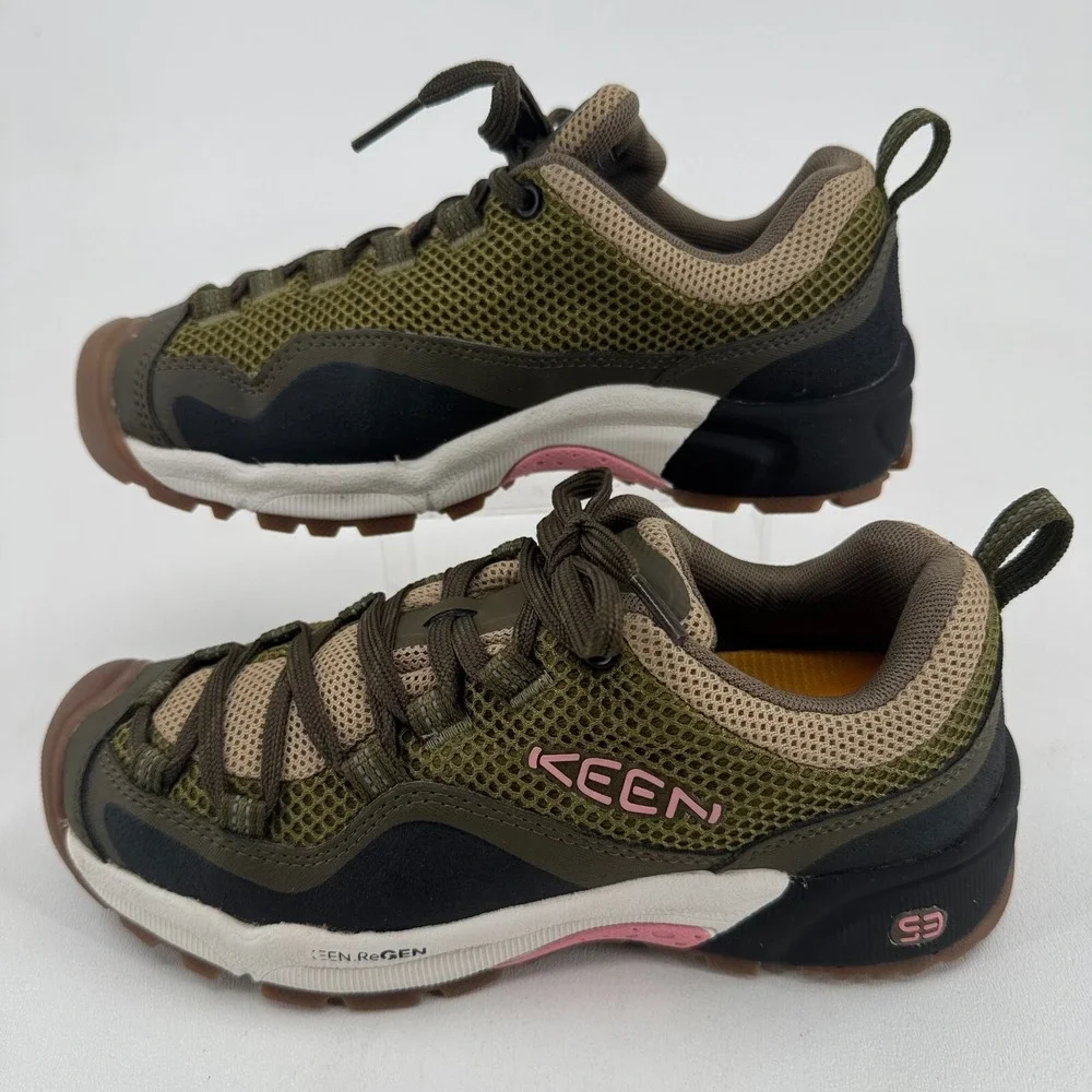 Keen Wasatch Crest Hiking Shoes WOMENS Multicolor Breathable Lace Up Sneakers 6